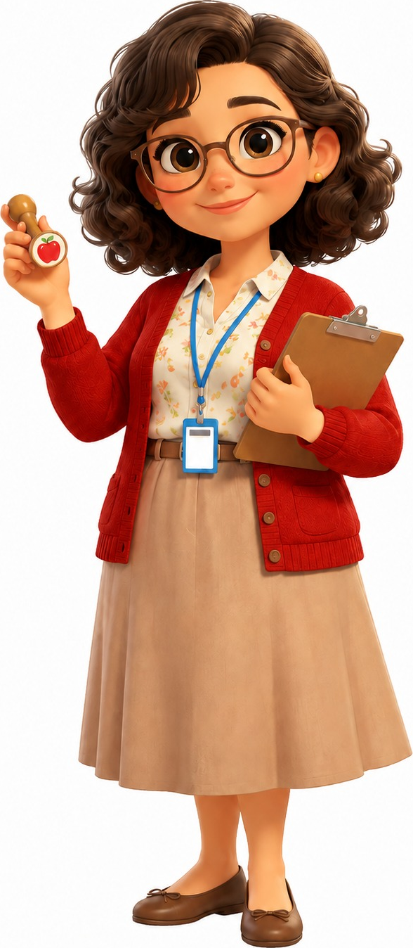 Mrs. Bloomwell, a Super Student Pals character