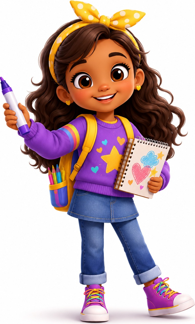 Maya Marker, a Super Student Pals character
