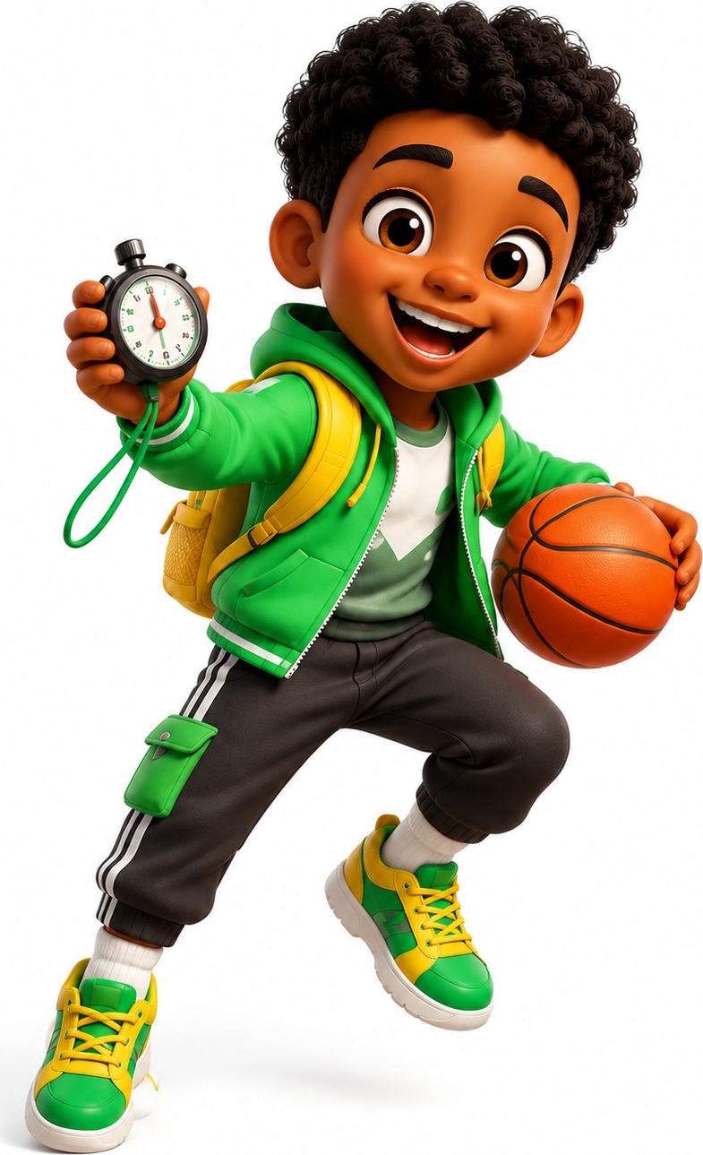 Zane Zoom, a Super Student Pals character